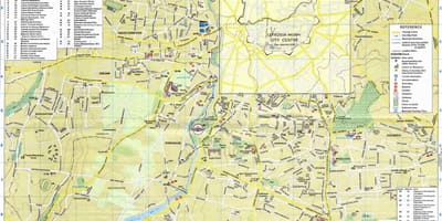Mapa nikósie Kypr